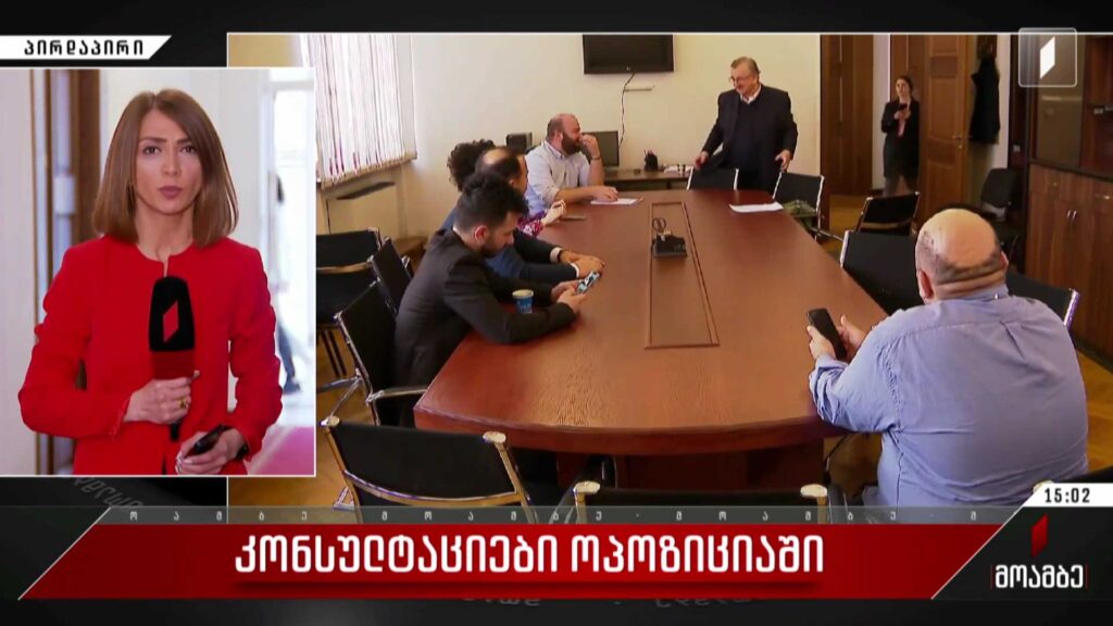 კონსულტაციები ოპოზიციაში