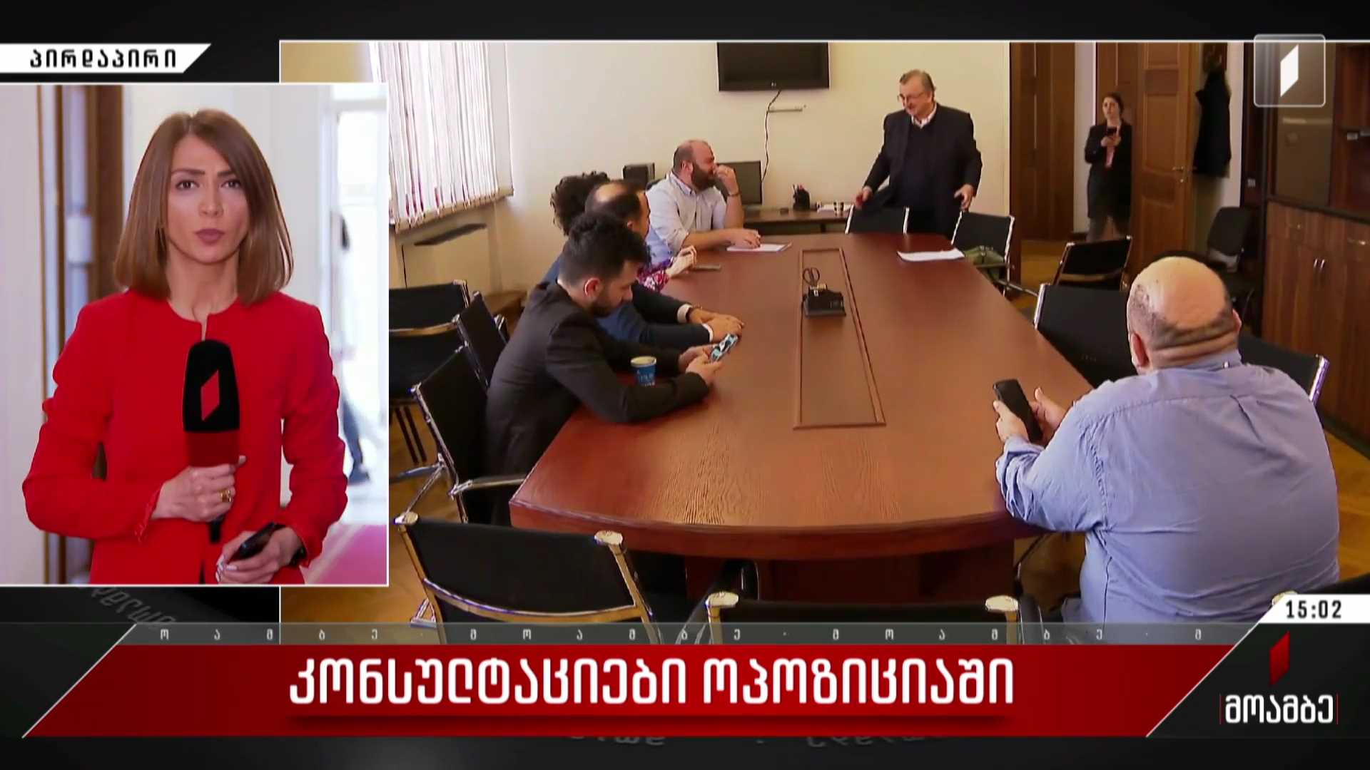 კონსულტაციები ოპოზიციაში