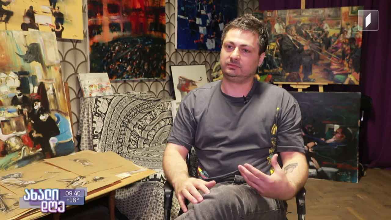 მხატვრობაში ასახული ჯაზი - ირაკლი ჩიქოვანის პორტრეტი