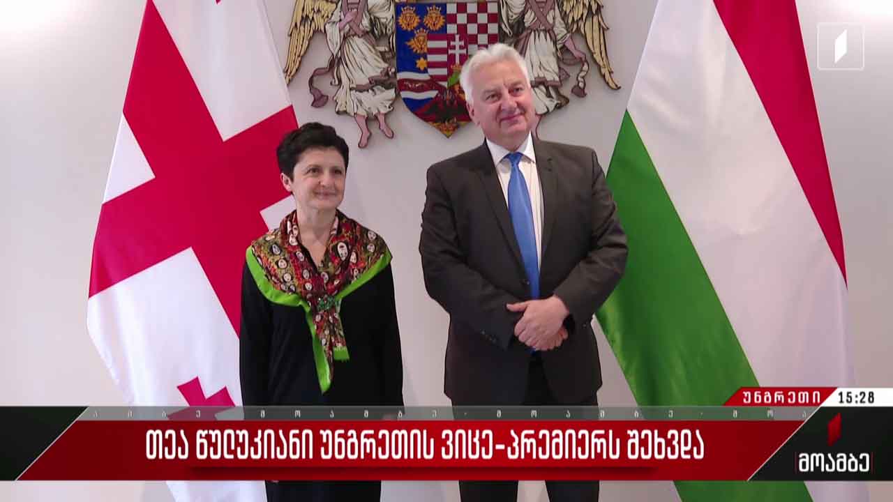 თეა წულუკიანი უნგრეთის ვიცე-პრემიერს შეხვდა