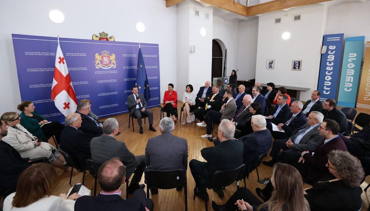 გიორგი ამილახვარის ხელმძღვანელობით, რექტორთა საბჭოს შეხვედრა გაიმართა
