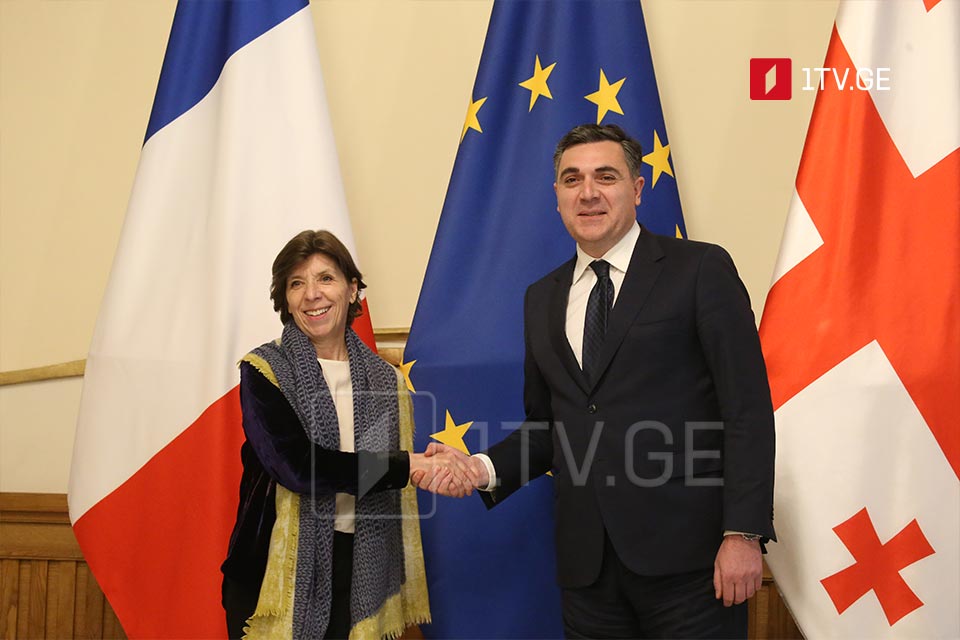 საფრანგეთის საგარეო საქმეთა მინისტრის ვიზიტი
