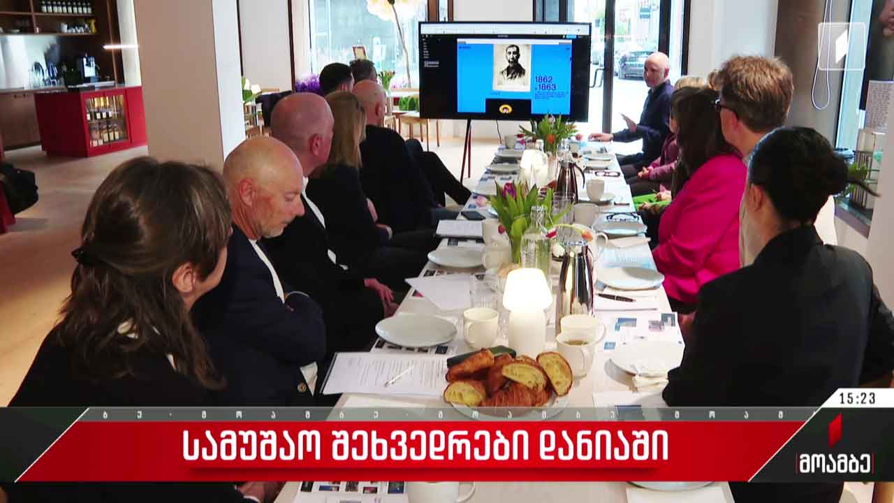 სამუშაო შეხვედრები დანიაში