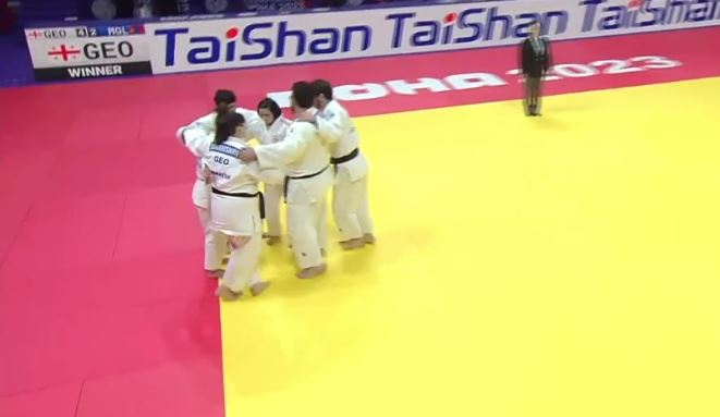 ძიუდო I საქართველოს ძიუდოისტთა შერეულმა ნაკრებმა მსოფლიო ჩემპიონატის პირველ შეხვედრაში მონღოლეთი დაამარცხა [ვიდეო] #1TVSPORT