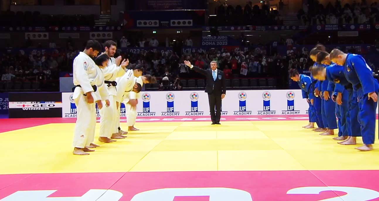 საქართველოს ძიუდოისტთა შერეული ნაკრები მსოფლიო ჩემპიონატზე ბრინჯაოს მედალს დაეუფლა [ვიდეო] #1TVSPORT