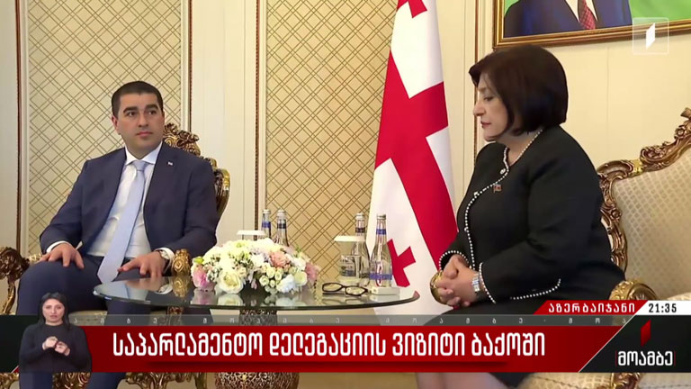 საპარლამენტო დელეგაციის ვიზიტი ბაქოში