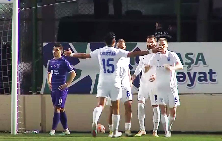 გოლი და ასისტი „სუმგაითთან“ - ვოლკოვი მატჩის გმირი გახდა [ვიდეო] #1TVSPORT