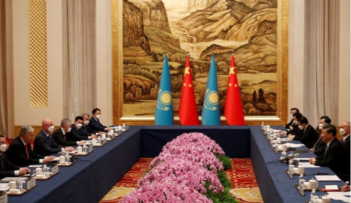 ცენტრალური აზიის სახელმწიფოების მეთაურები ჩინეთის ლიდერს ხვდებიან