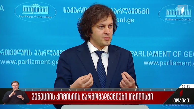 ვენეციის კომისიის წარმომადგენლები თბილისში
