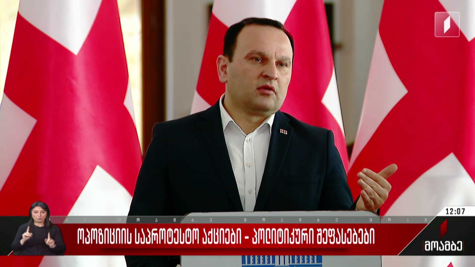 ოპოზიციის საპროტესტო აქციები - პოლიტიკური შეფასებები