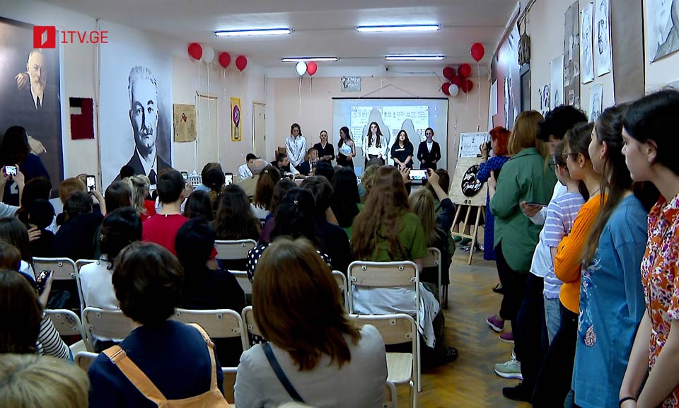 თბილისის 161-ე საჯარო სკოლაში საქართველოს დამოუკიდებლობის დღესთან დაკავშირებული ღონისძიება გაიმართა