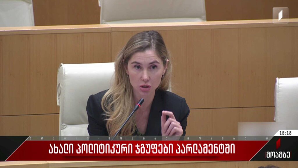 ახალი პოლიტიკური ჯგუფები პარლამენტში