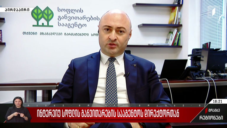 ინტერვიუ სოფლის განვითარების სააგენტოს დირექტორთან