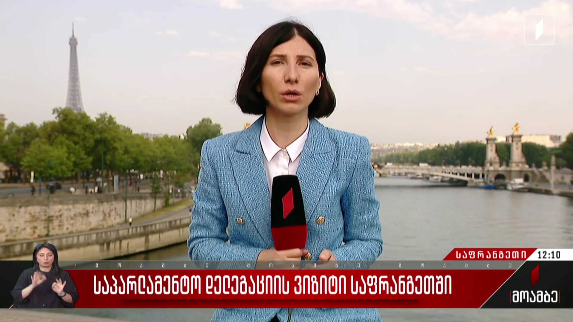 საპარლამენტო დელეგაციის ვიზიტი საფრანგეთში