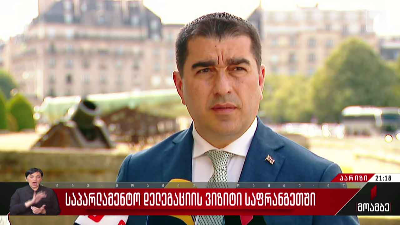 საპარლამენტო დელეგაციის ვიზიტი საფრანგეთში