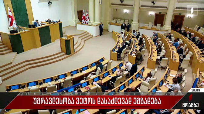 უმრავლესობა ვეტოს დასაძლევად ემზადება