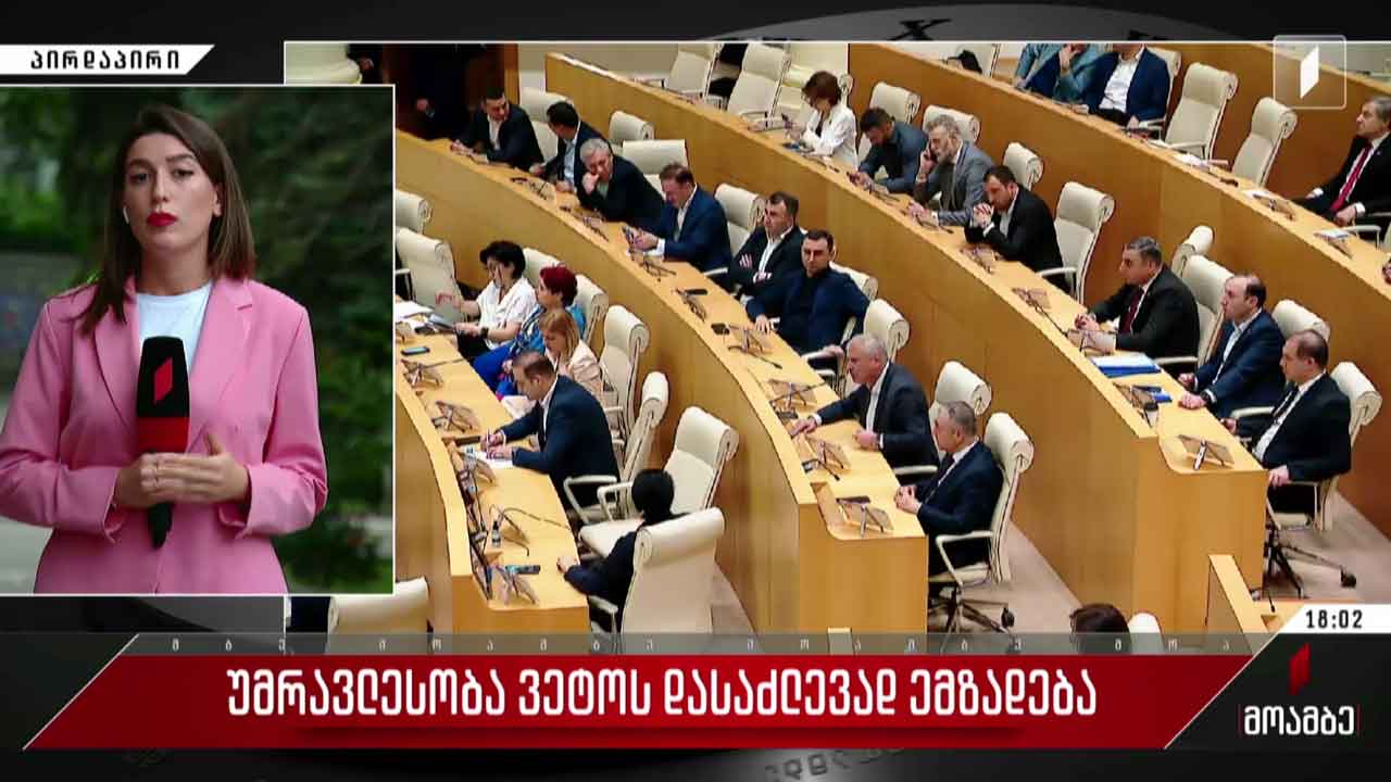 უმრავლესობა ვეტოს დასაძლევად ემზადება