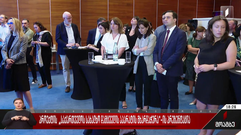 პროექტის, „საქართველოს სახალხო დამცველის აპარატის მხარდაჭერა“ პრეზენტაცია
