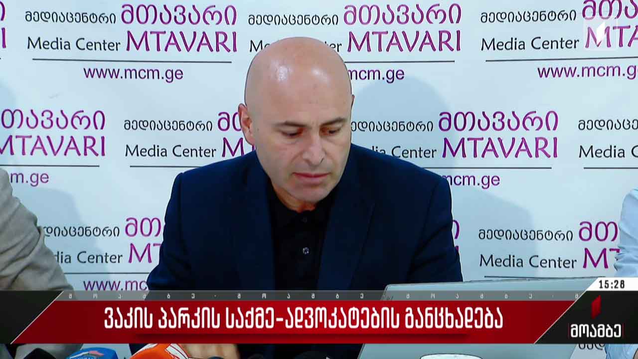 ვაკის პარკის საქმე - ადვოკატების განცხადება