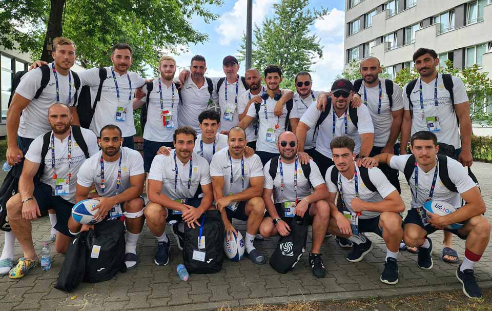 მესამე ევროპულ თამაშებზე საქართველოს შვიდკაცა რაგბის ნაკრებმა პირველი შეხვედრა მოიგო #1TVSPORT