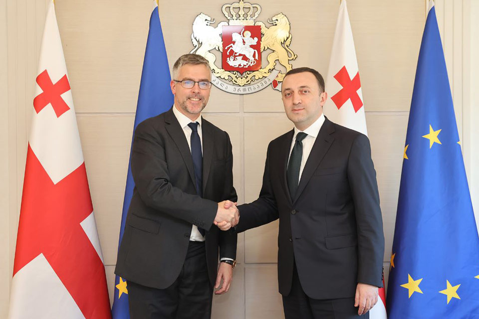 ირაკლი ღარიბაშვილმა შვედეთის სამეფოს ელჩთან გამოსამშვიდობებელი შეხვედრა გამართა
