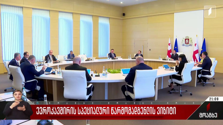 ევროკავშირის სპეციალური წარმომადგენლის ვიზიტი