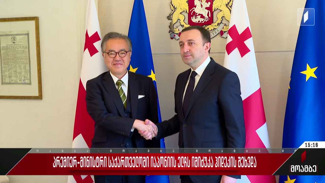 პრემიერ-მინისტრი საქართველოში იაპონიის ელჩს შეხვდა