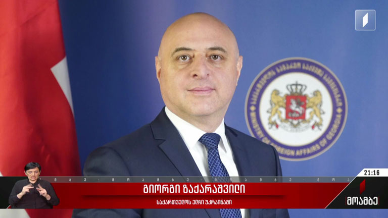 საქართველოს ელჩმა უკრაინა დატოვა