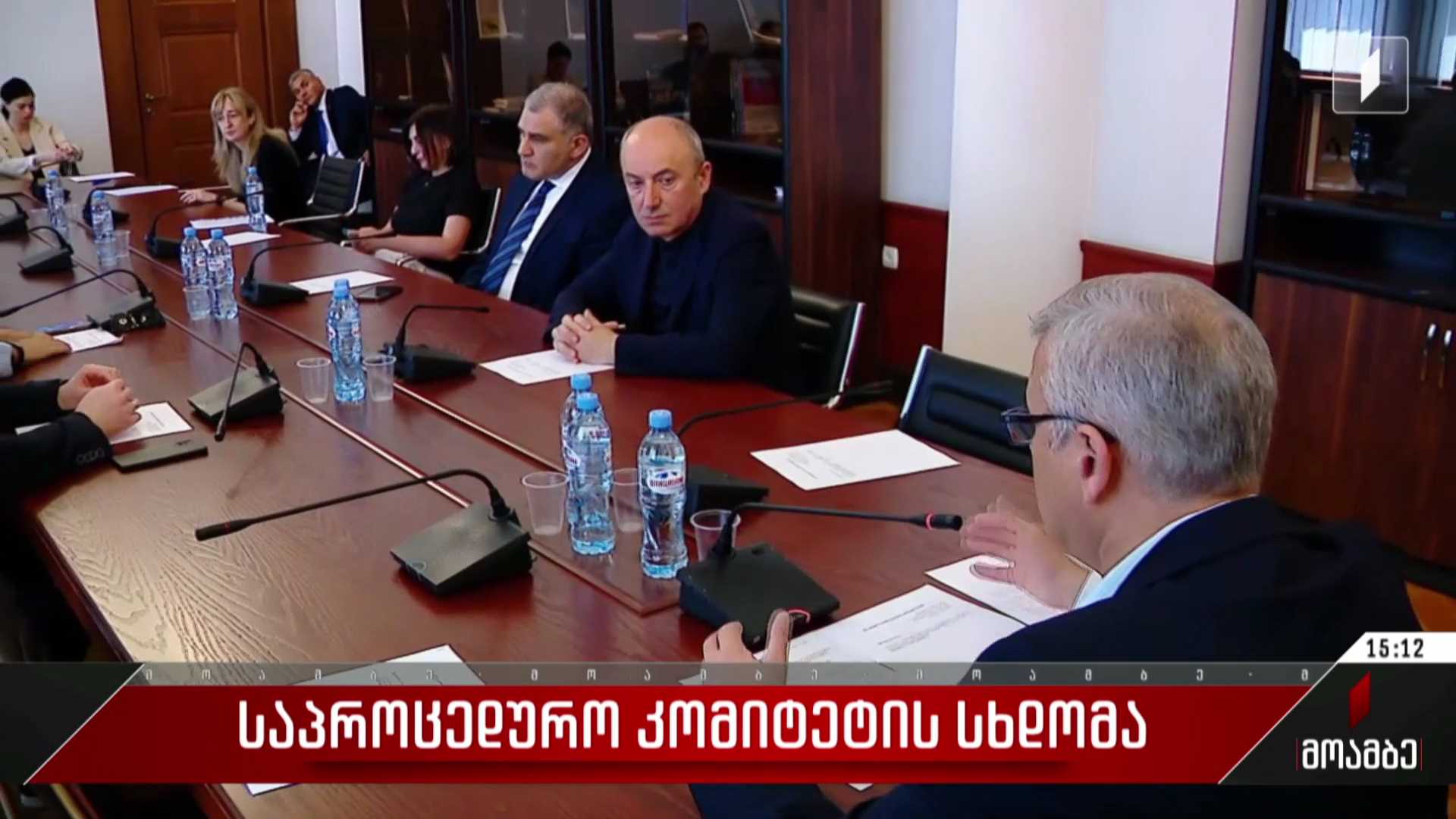 საპროცედურო კომიტეტის სხდომა