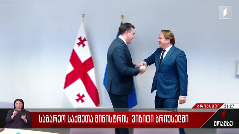 საგარეო საქმეთა მინისტრის  ვიზიტი ბრიუსელში
