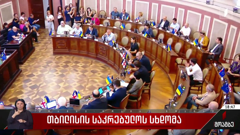 თბილისის საკრებულოს სხდომა