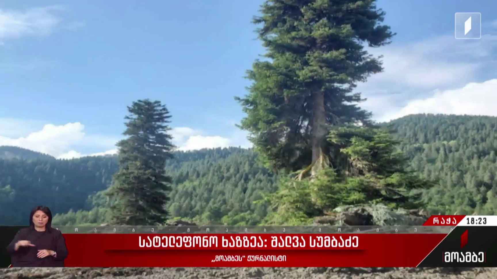 ვითარება შოვში - სატელეფონო ხაზზეა შალვა სუმბაძე