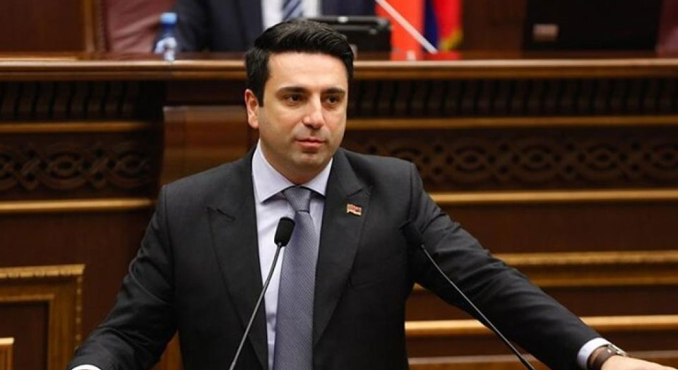 სომხეთის ეროვნული ასამბლეის თავმჯდომარე შოვში სტიქიის გამო საქართველოს მოსახლეობას უსამძიმრებს