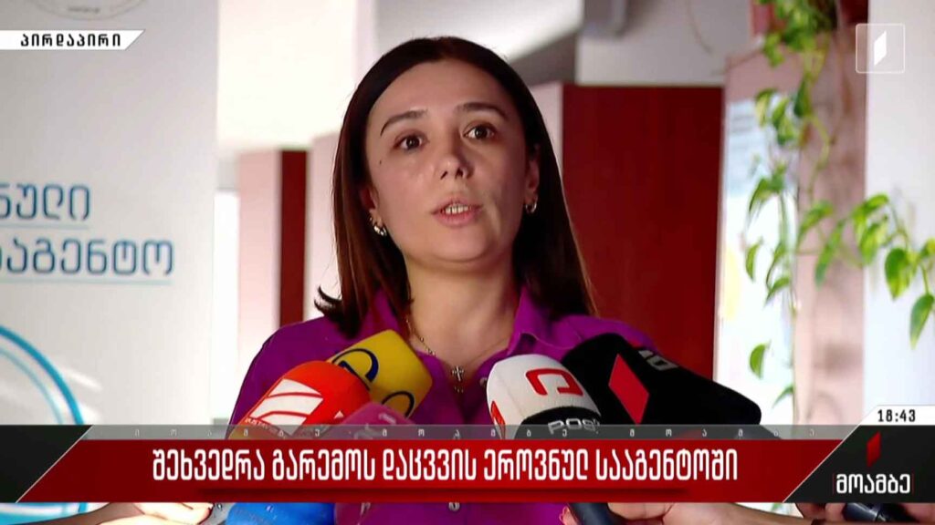 შეხვედრა გარემოს დაცვის ეროვნულ სააგენტოში