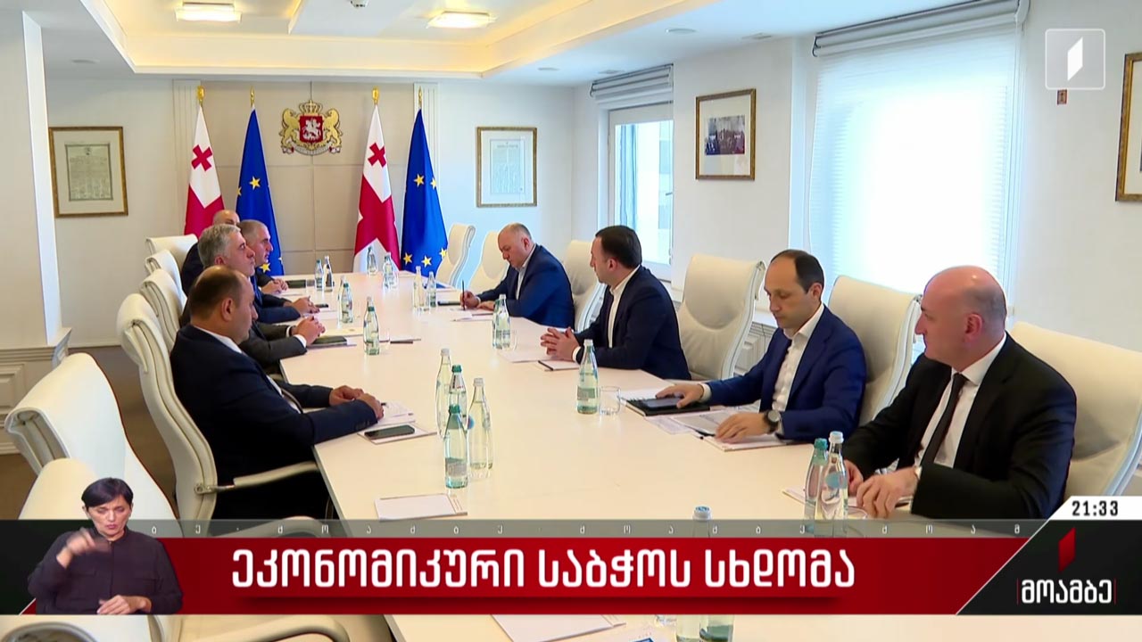 ეკონომიკური საბჭოს სხდომა