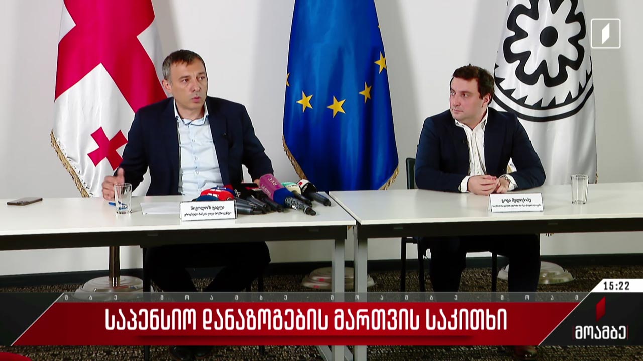 საპენსიო დანაზოგების მართვის საკითხი