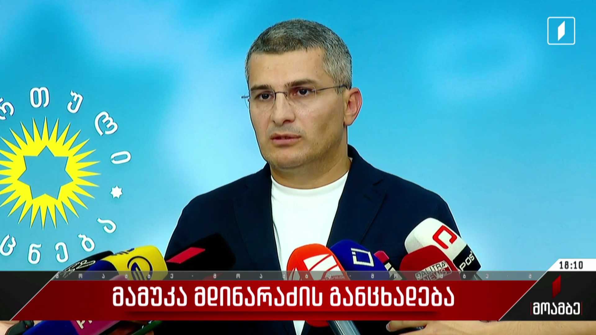 მამუკა მდინარაძის განცხადება