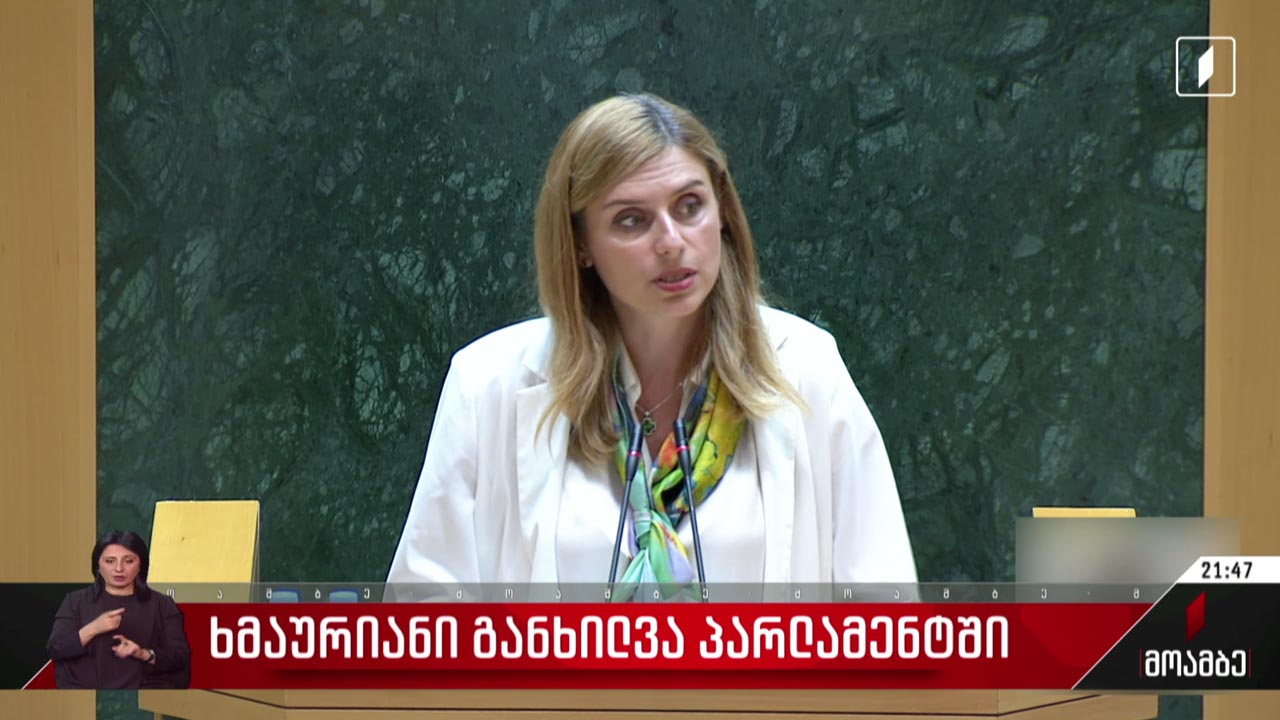 ხმაურიანი განხილვა პარლამენტში