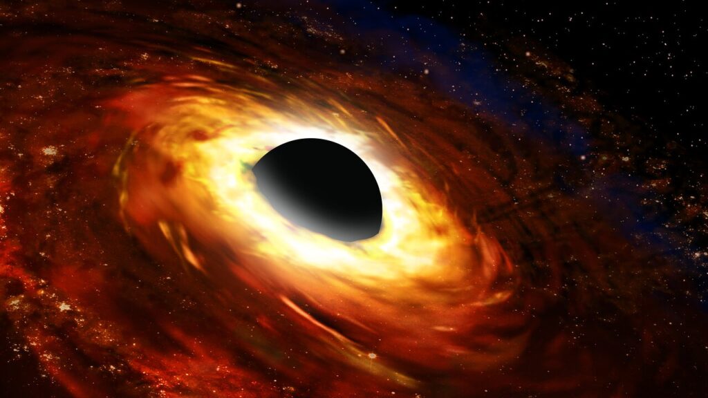 ასტრონომებმა გიგანტური შავი ხვრელის გარშემო მოძრავი მატერია გაზომეს — #1tvმეცნიერება