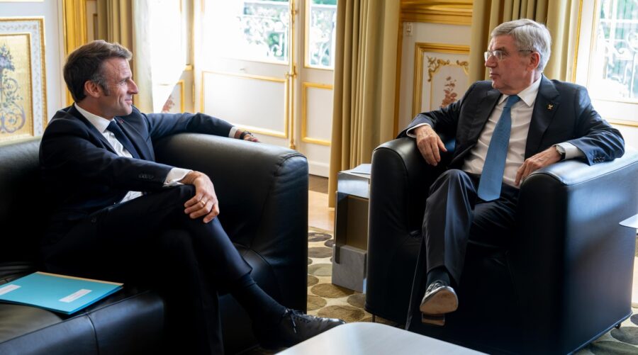 საფრანგეთის პრეზიდენტი - არ შეიძლება, პარიზის ოლიმპიადაზე იყოს რუსული დროშა #1TVSPORT