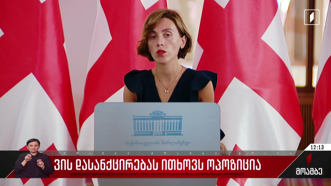 ვის დასანქცირებას ითხოვს ოპოზიცია