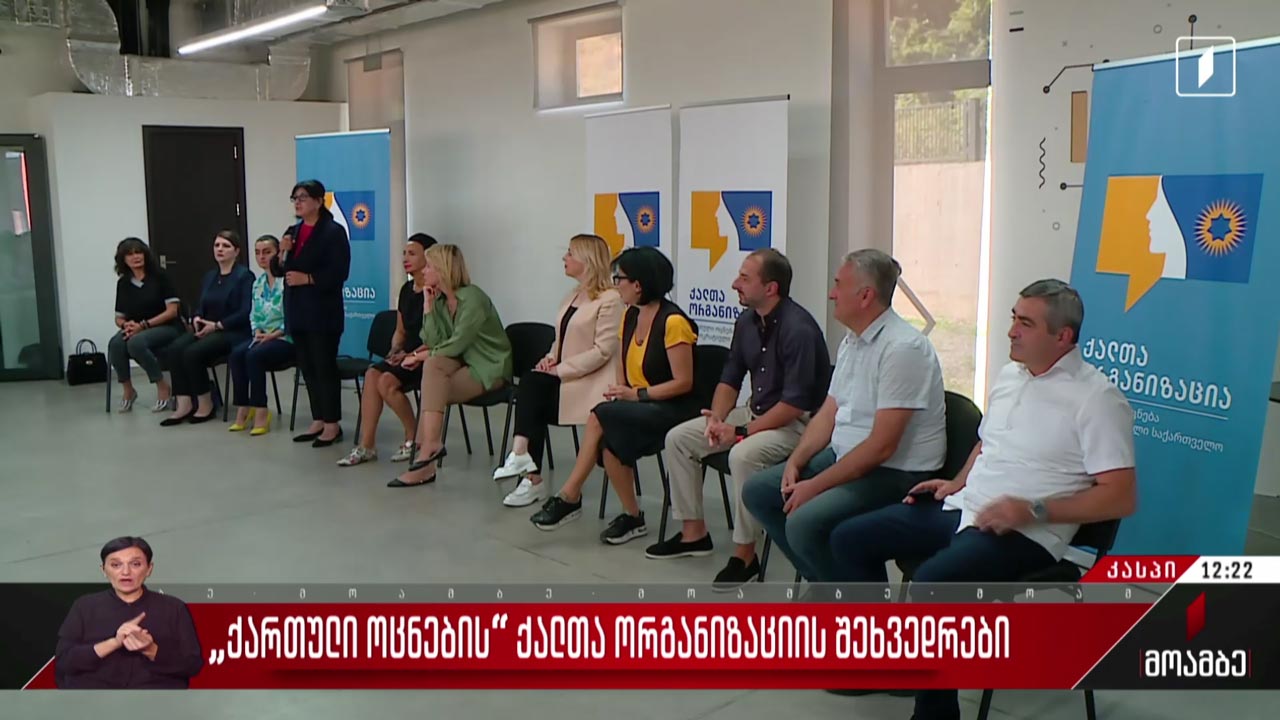 „ქართული ოცნების“ ქალთა ორგანიზაციის შეხვედრები