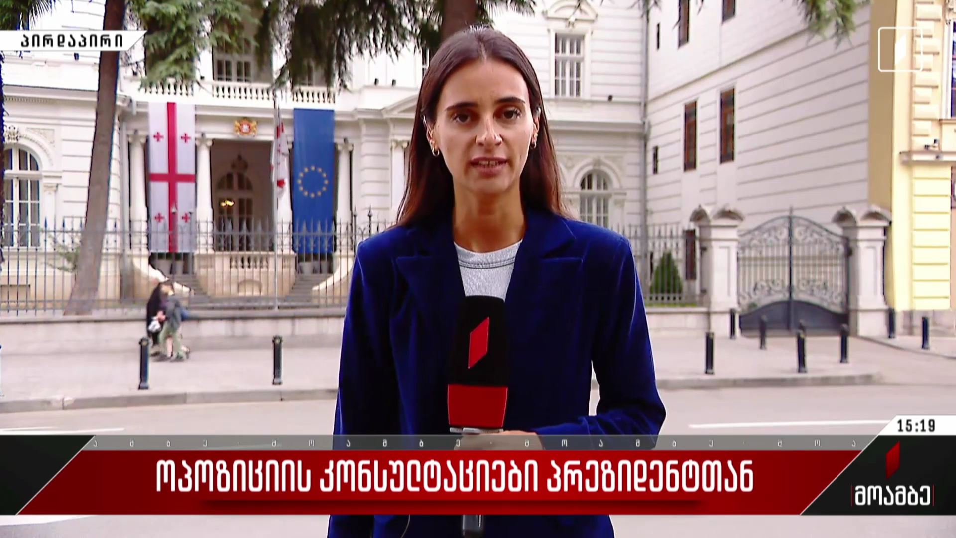 ოპოზიციის კონსულტაციები პრეზიდენტთან