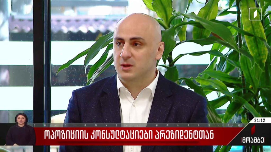 ოპოზიციის კონსულტაციები პრეზიდენტთან