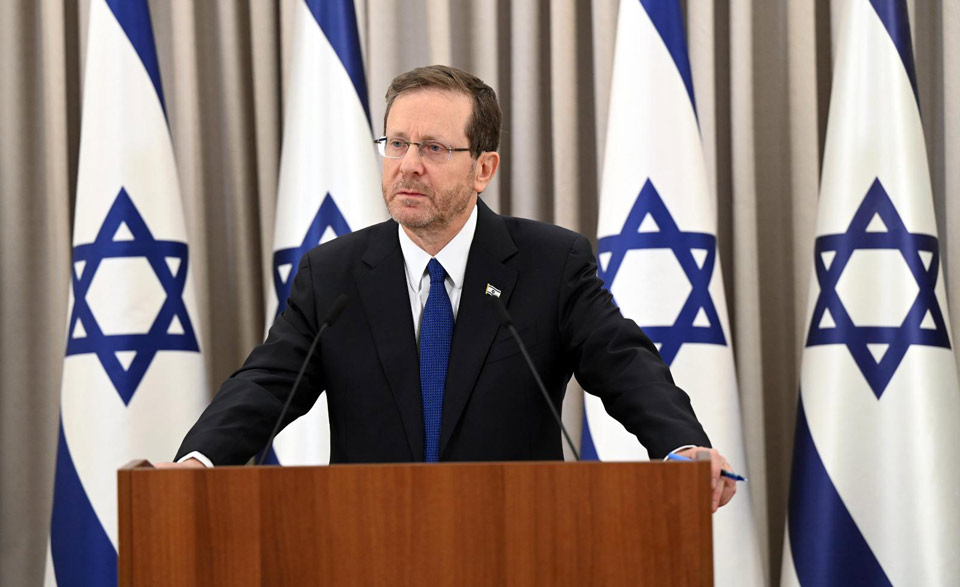 ისრაელის პრეზიდენტი მოუწოდებს ქვეყნის ლიდერებს, დაასრულონ კრიზისი და მიაღწიონ სასამართლო რეფორმის შესახებ შეთანხმებას