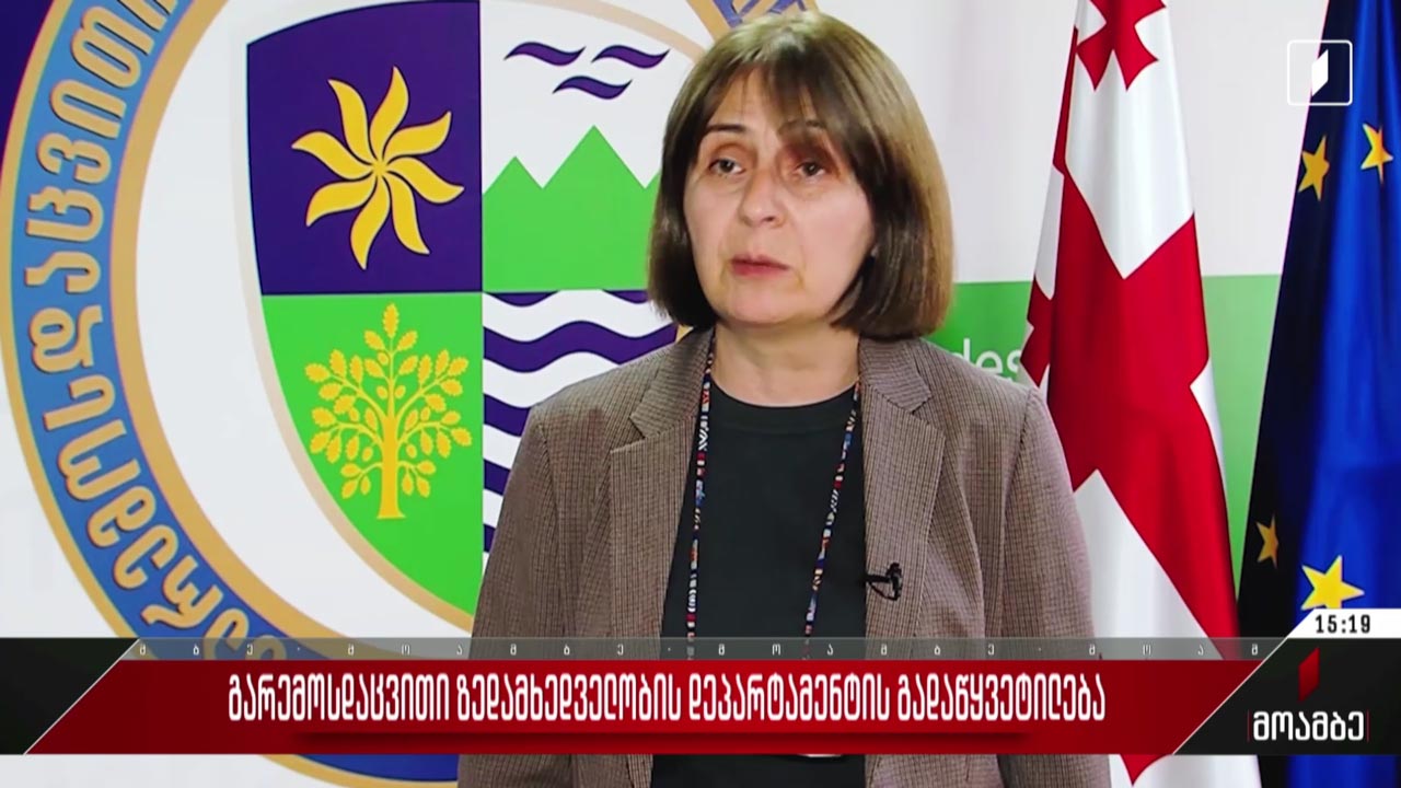 გარემოსდაცვითი ზედამხედველობის დეპარტამენტის გადაწყვეტილება