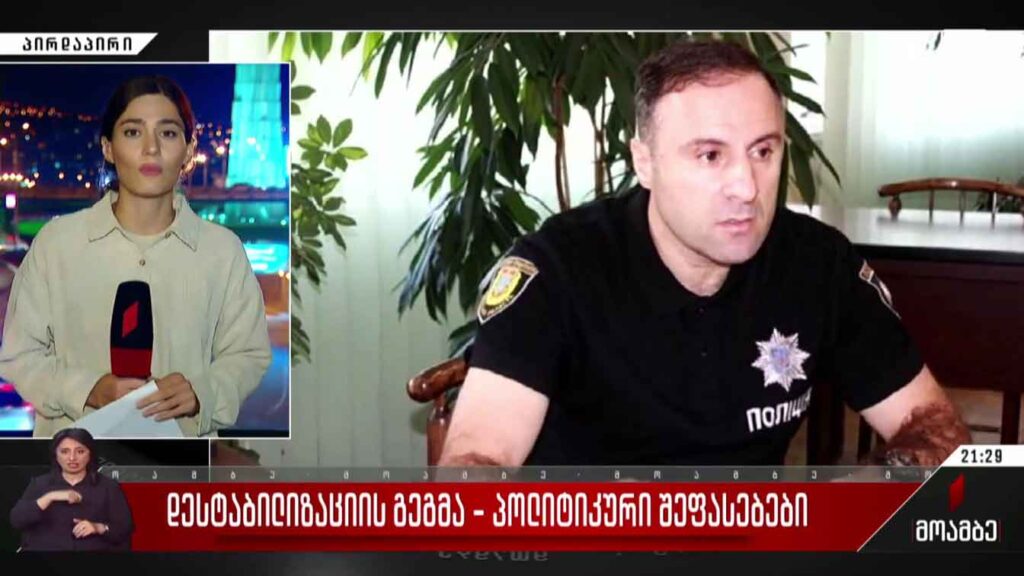 დესტაბილიზაციის გეგმა – პოლიტიკური შეფასებები