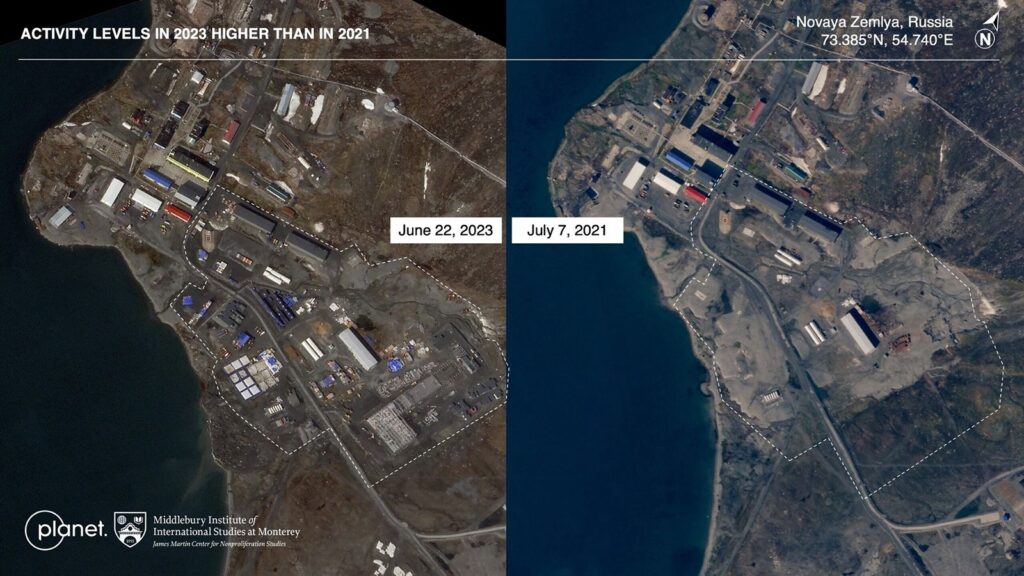 „სიენენი“ - სატელიტური სურათები აჩვენებს გაზრდილ აქტივობას ბირთვულ საცდელ ობიექტებზე რუსეთში, ჩინეთსა და აშშ-ში