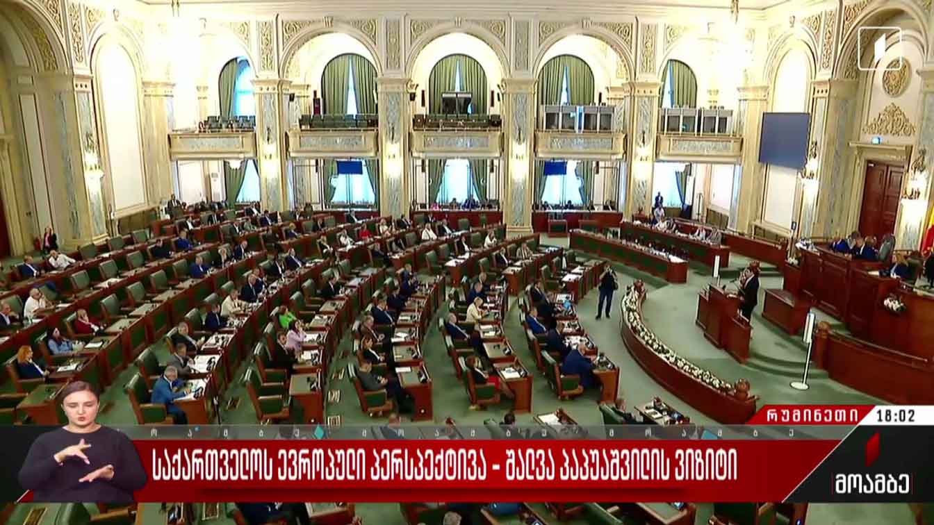 საქართველოს ევროპული პერსპექტივა - შალვა პაპუაშვილის ვიზიტი