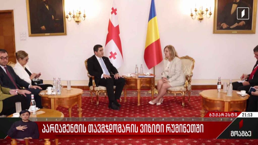 პარლამენტის თავმჯდომარის ვიზიტი რუმინეთში
